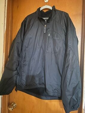 Marmot Men's Black Lightweight Packable Shell Jacket